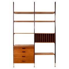 Vintage George Nelson Comprehensive Storage System Circa 1960s w/Record Cabinet