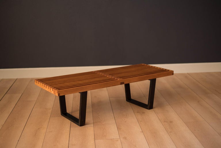 Vintage George Nelson Platform Slat Bench For Herman Miller For