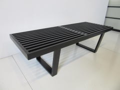 Vintage George Nelson Slat Bench / Coffee Table for Herman Miller