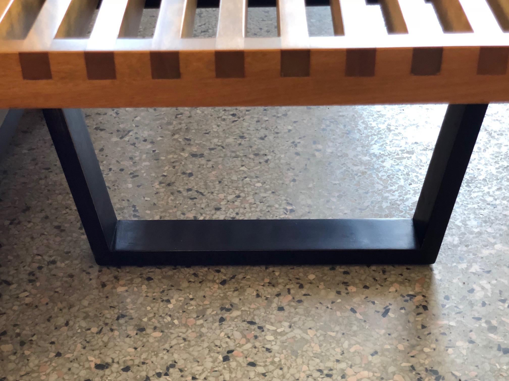 Américain Vintage George Nelson Slat Bench Herman Miller:: 1950s