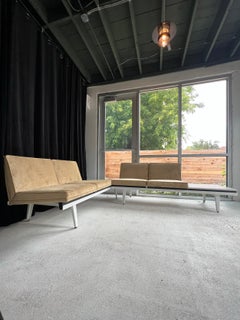 Vintage George Nelson Steel Frame Modular Sectional Sofa for Herman Miller