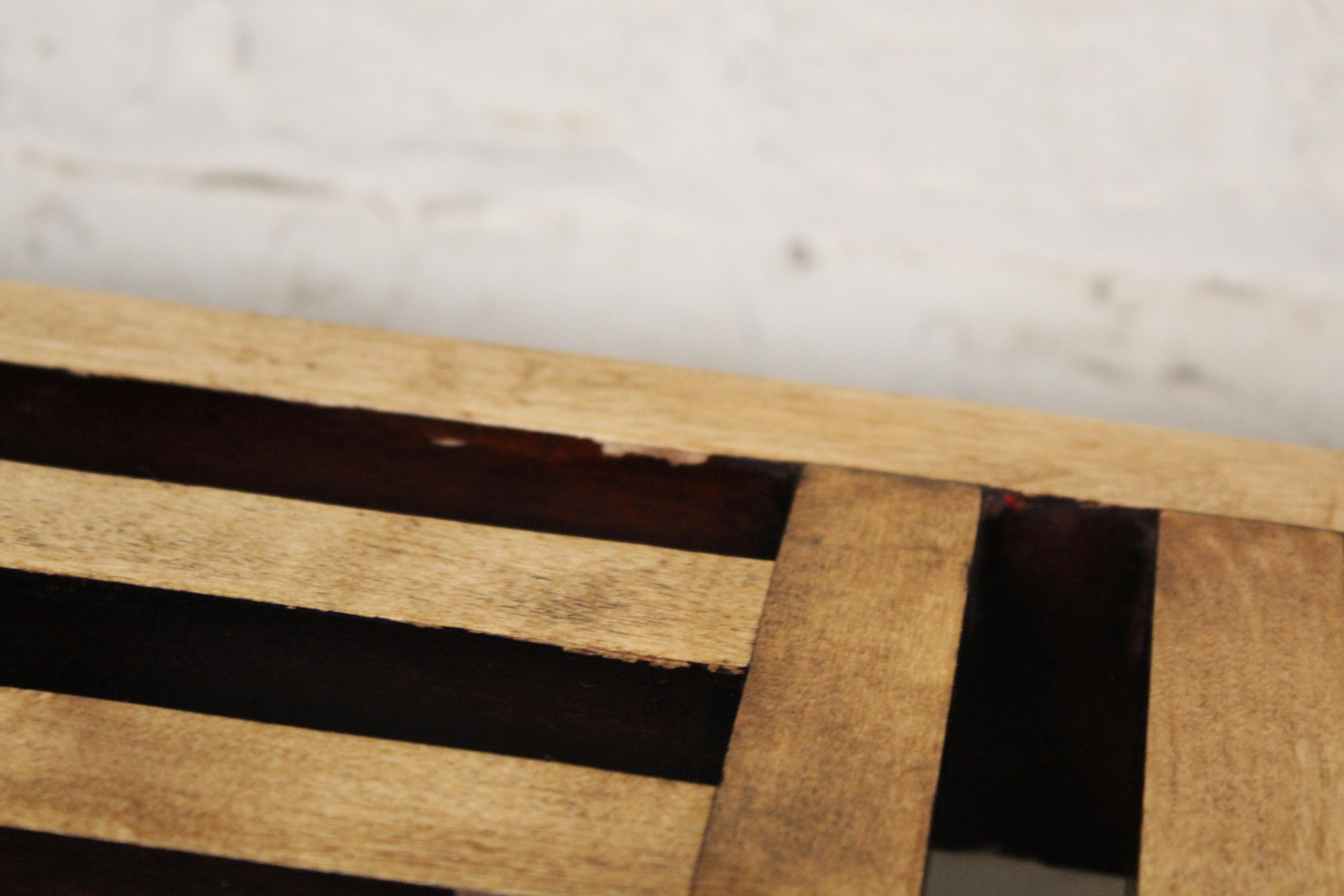 Vintage George Nelson Style Slat Bench For Sale 4