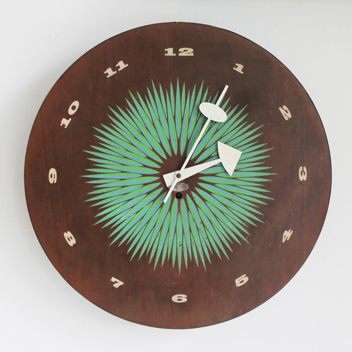 American Classical Vintage George Nelson Wall Clock for Howard Miller, 1957