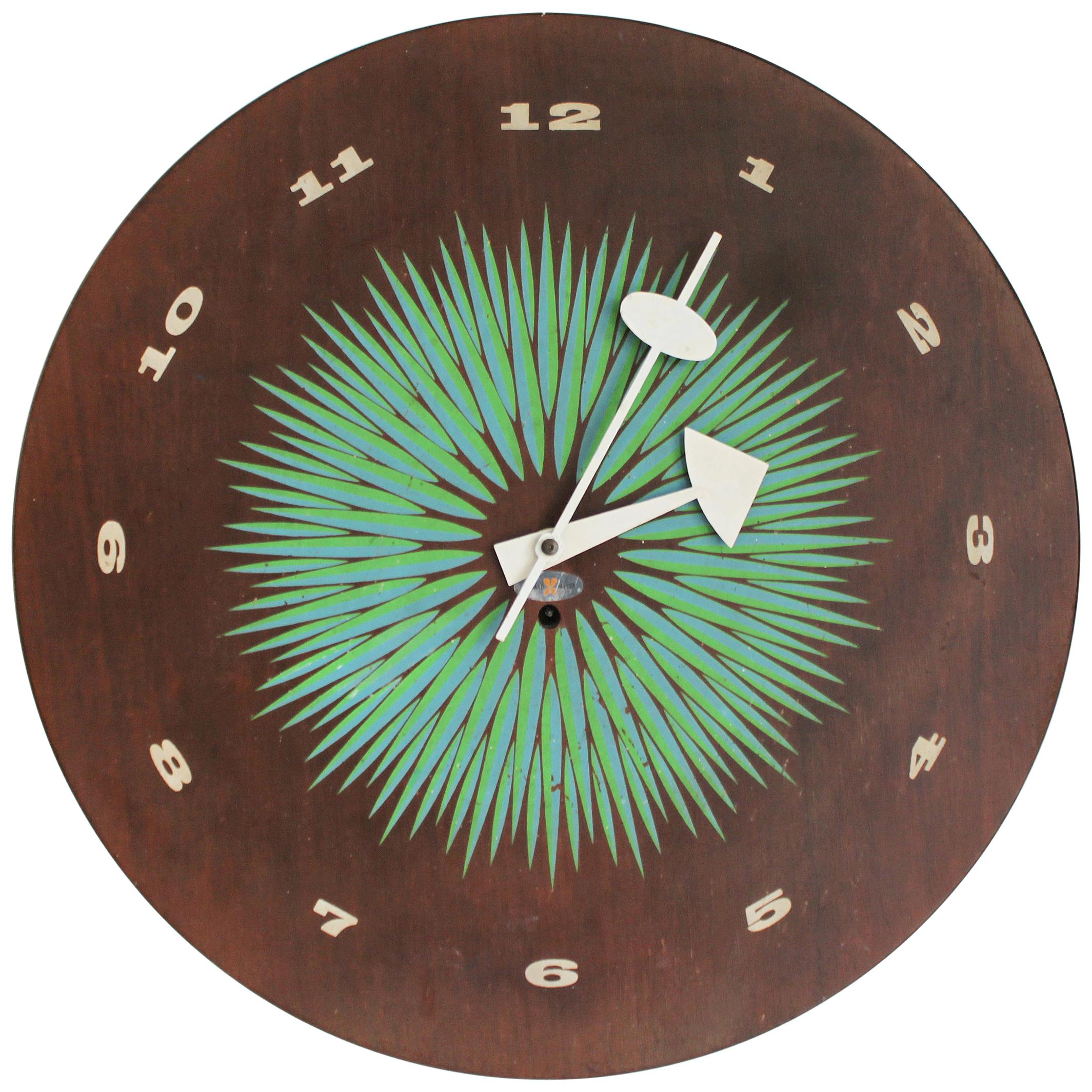 Vintage George Nelson Wall Clock for Howard Miller, 1957
