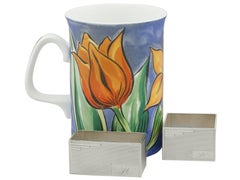 Vintage Art Deco Style Sterling Silver Napkin Rings