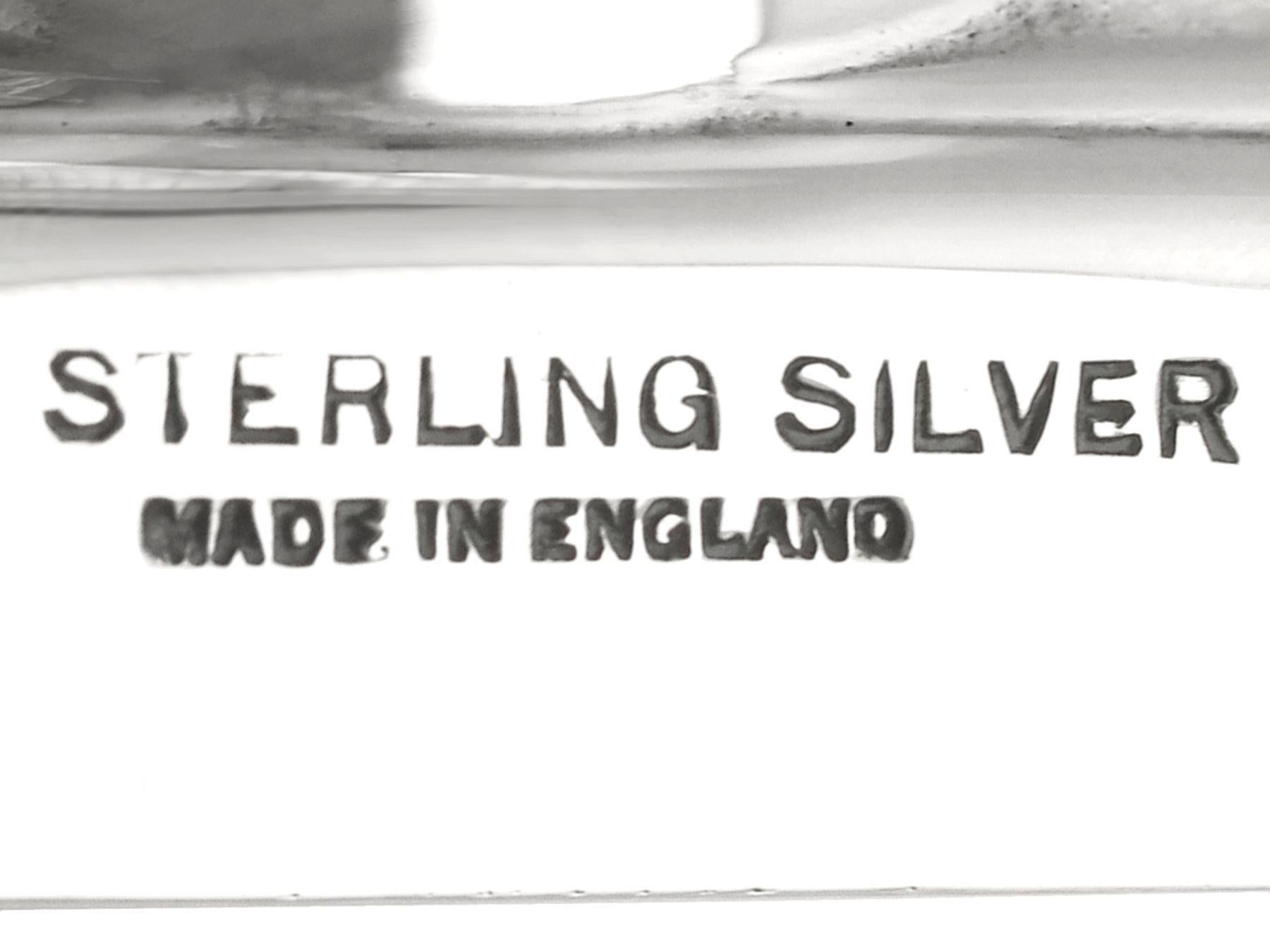 Vintage Regency Style Sterling Silver Candlesticks 1