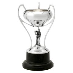 Vintage 1948 Sterling Silver 'Tennis' Presentation Trophy