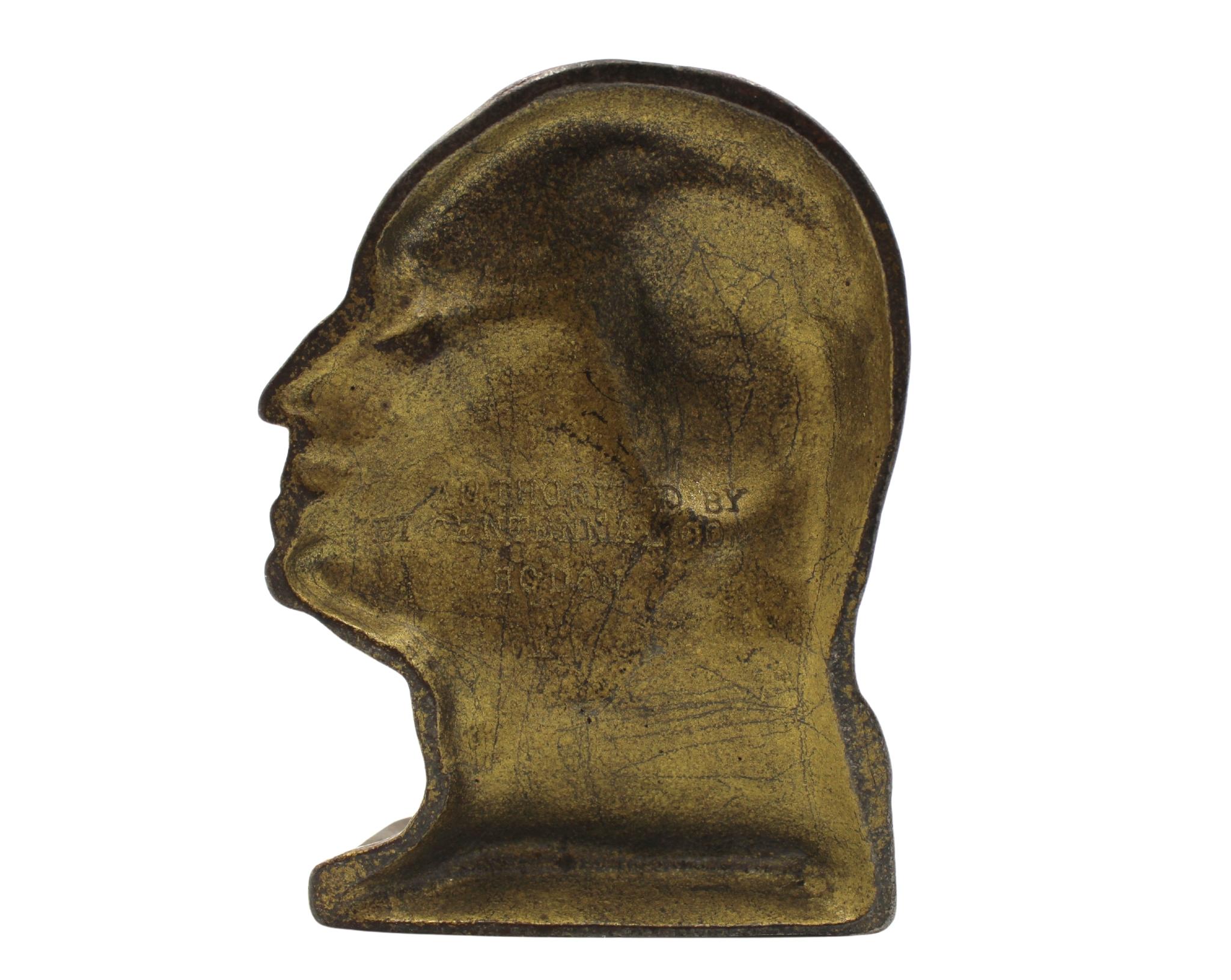 American Vintage George Washington Bicentennial Bust Bookends, Circa 1932
