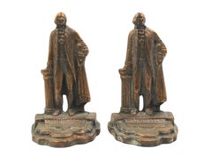 Vintage George Washington Standing Bookends