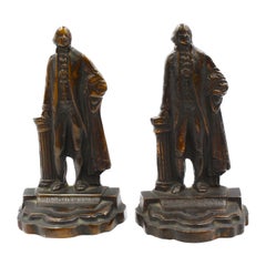 Vintage George Washington Standing Bookends