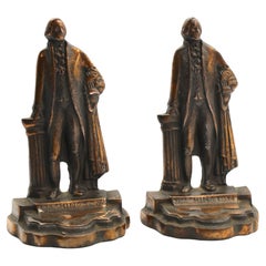 Used George Washington Standing Bookends