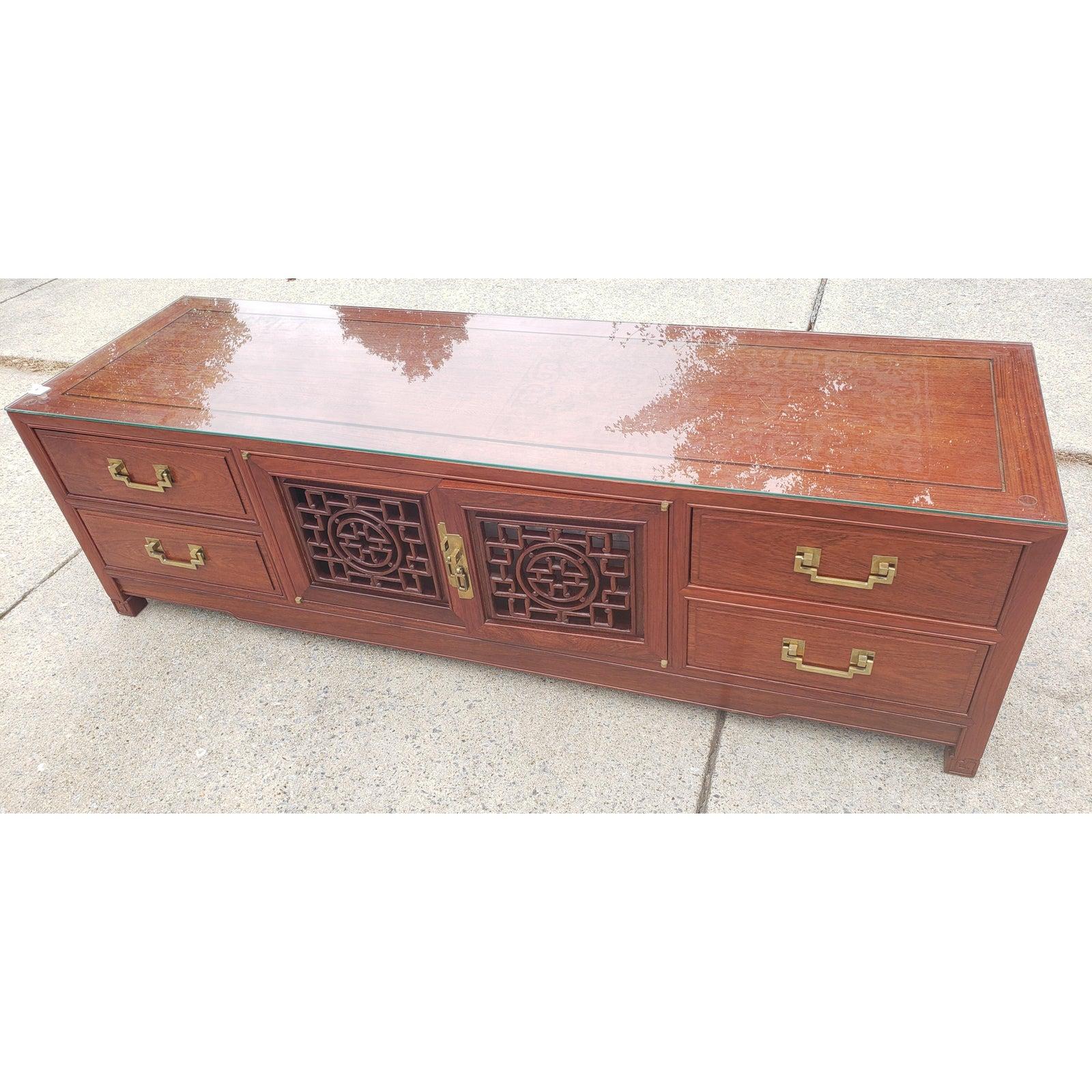 Vintage George Zee Rosewood Coffee Table Cabinet For Sale at 1stDibs ...