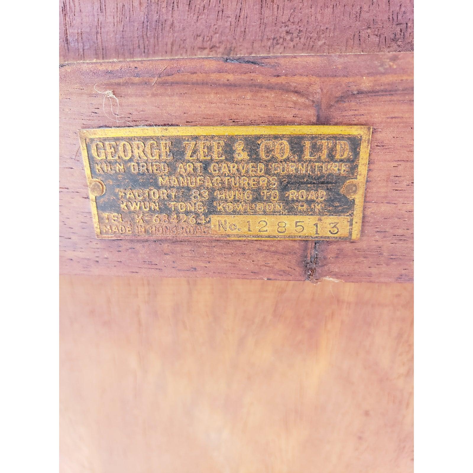 Vintage George Zee Rosewood Coffee Table Cabinet For Sale at 1stDibs ...