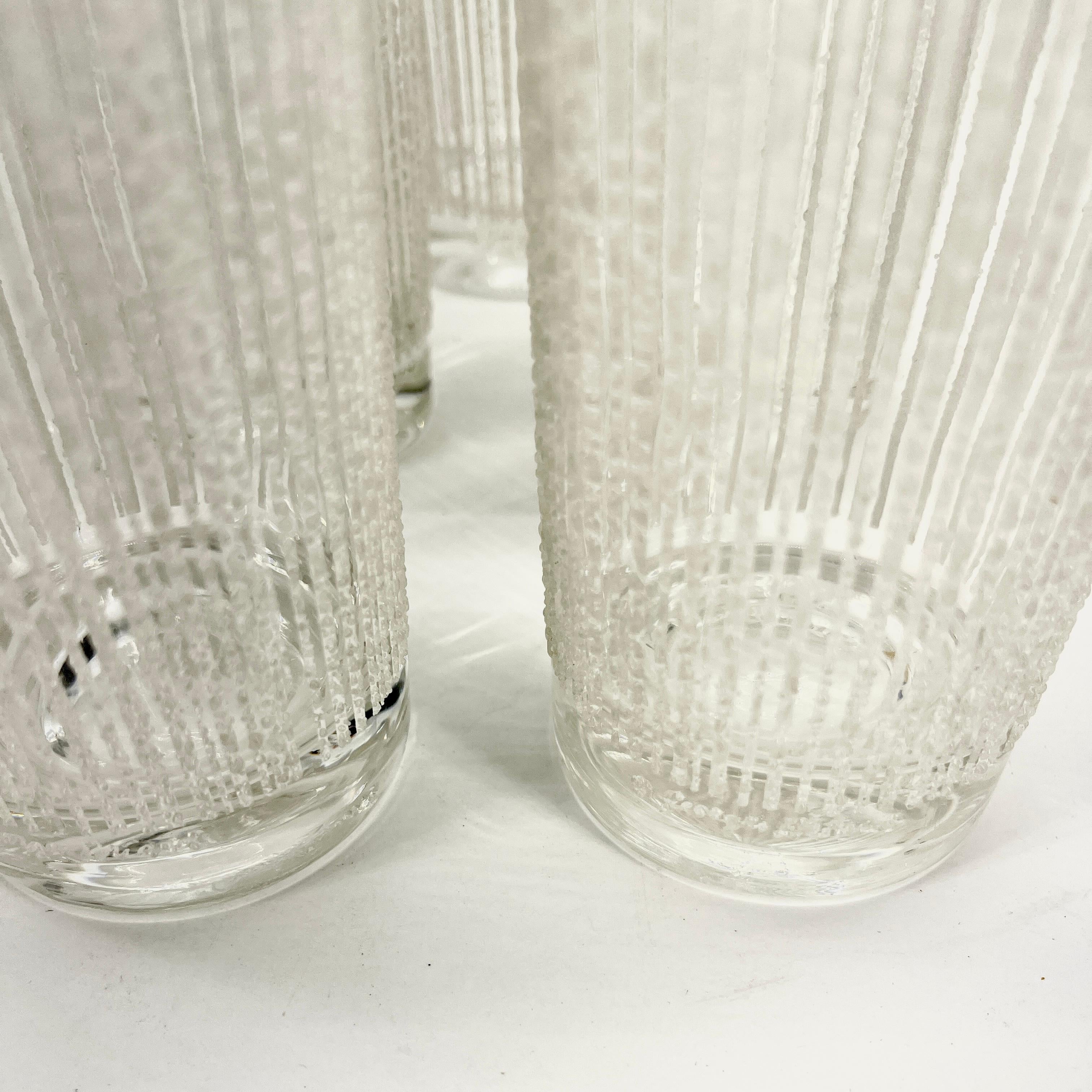 Vintage Georges Briard Cocktail Glasses and Ice Bucket with Tongs 2