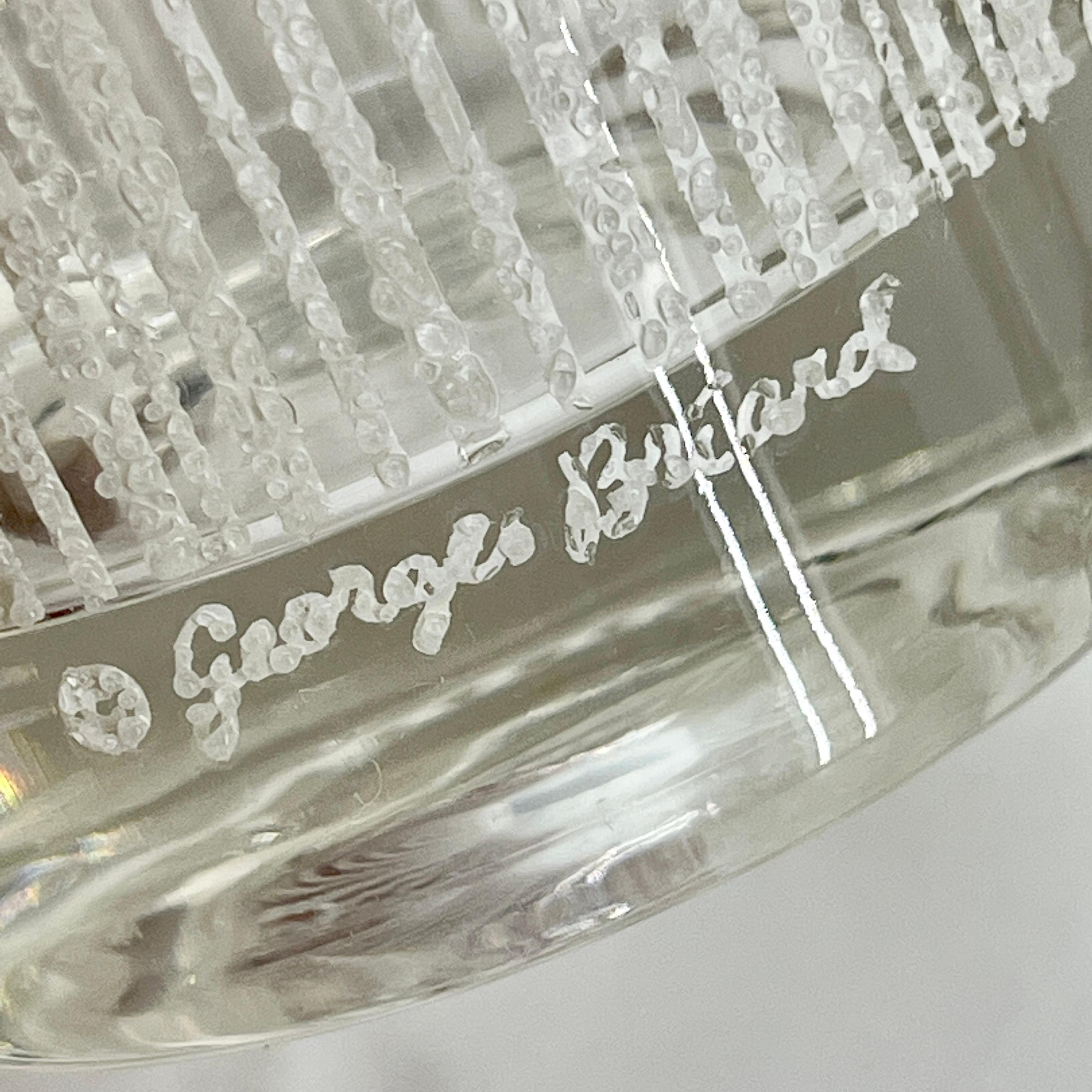 Vintage Georges Briard Cocktail Glasses and Ice Bucket with Tongs 3