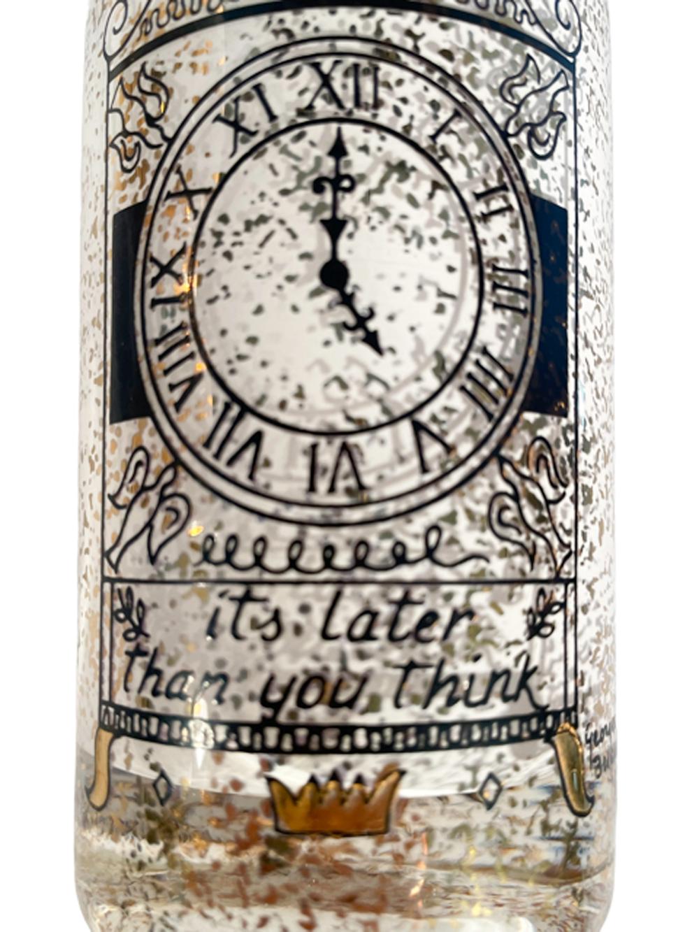 Vintage Georges Briard, Vasos Highball Blancos 