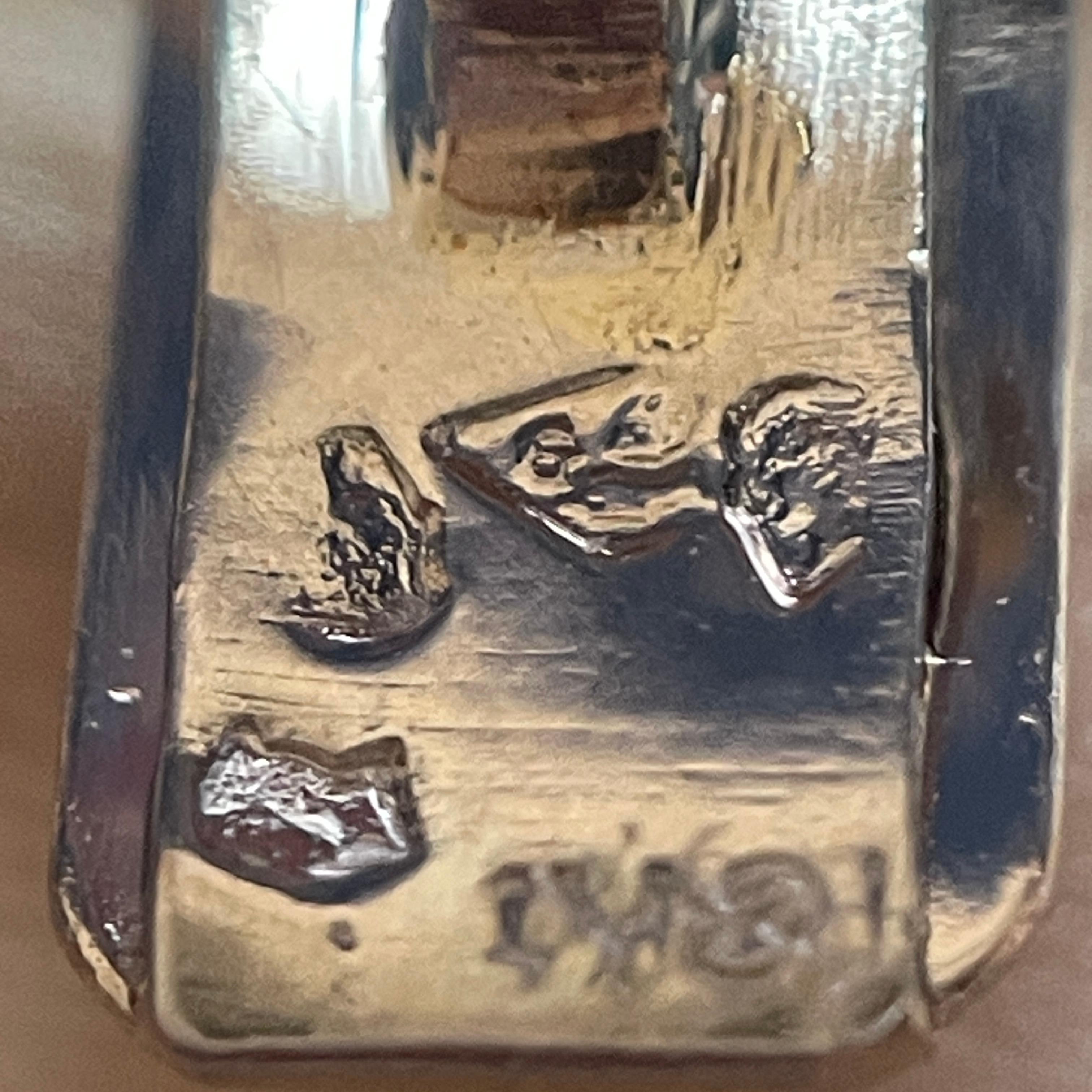 Vintage Georges L'Enfant for Cartier Paris 18k Rose Gold Curb Link ID Bracelet For Sale 9