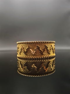 Vintage Georges L'enfant Paris 1960s Gold Bracelet