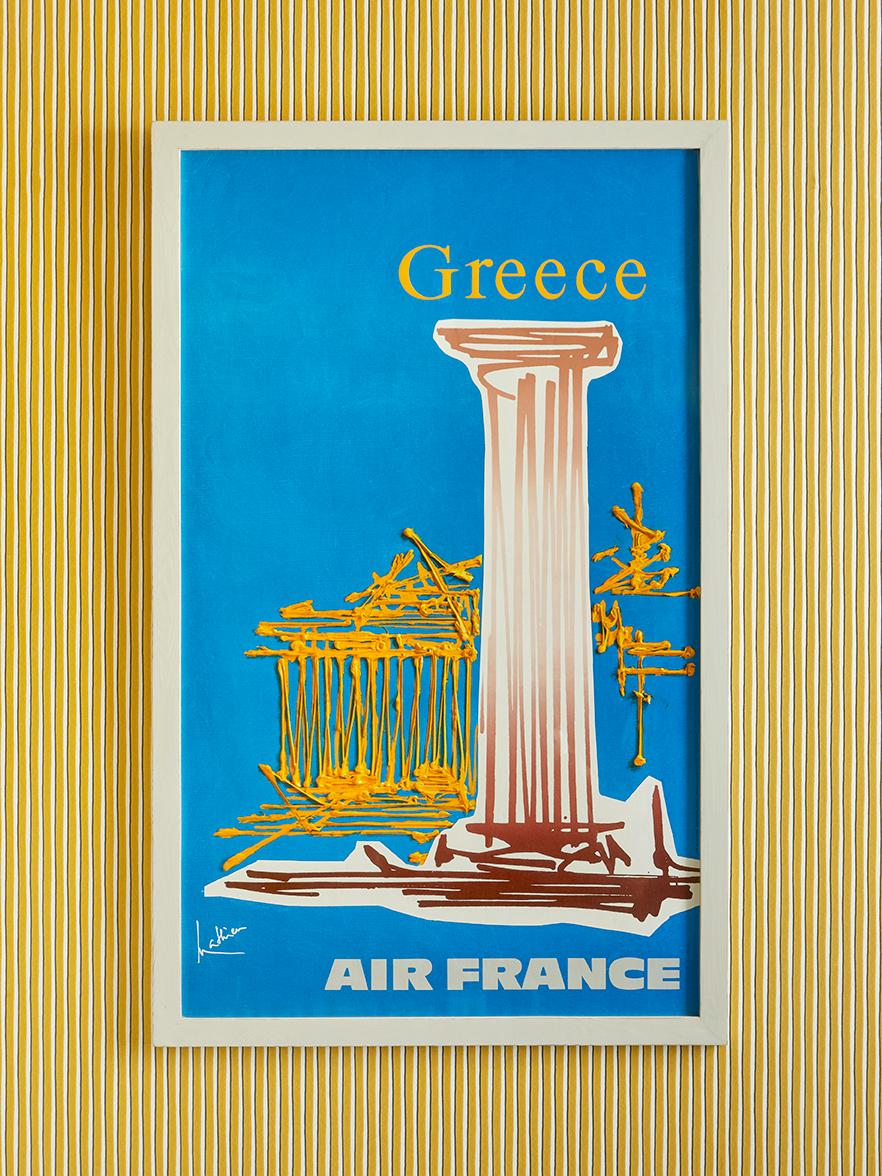 Georges Mathieu
Greece, 1968

Vintage ” Air France” poster. 

Measures: H 106 x W 66 cm.