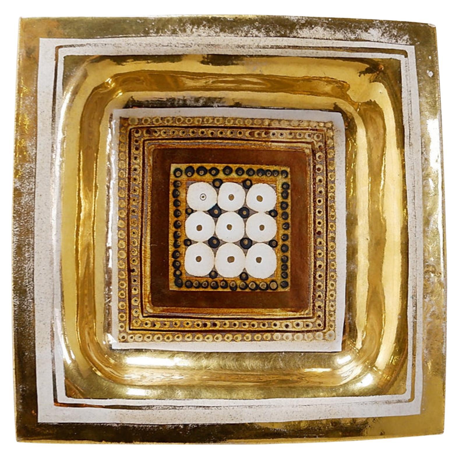 Georges Pelletier, piatto decorativo da parete in ceramica d
epoca - 1970 in vendita