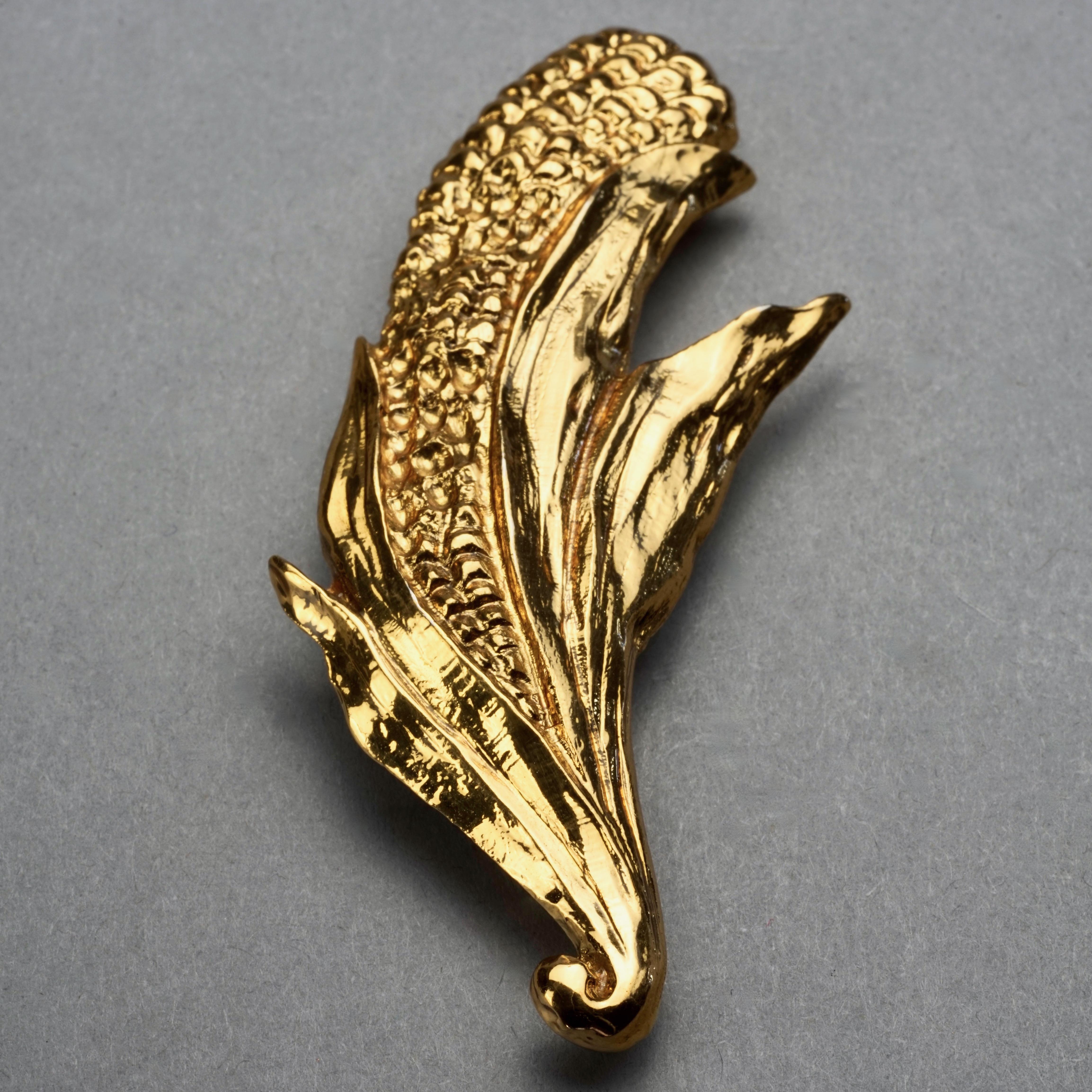 Vintage GEORGES RECH Corn Novelty Brooch In Excellent Condition For Sale In Kingersheim, Alsace