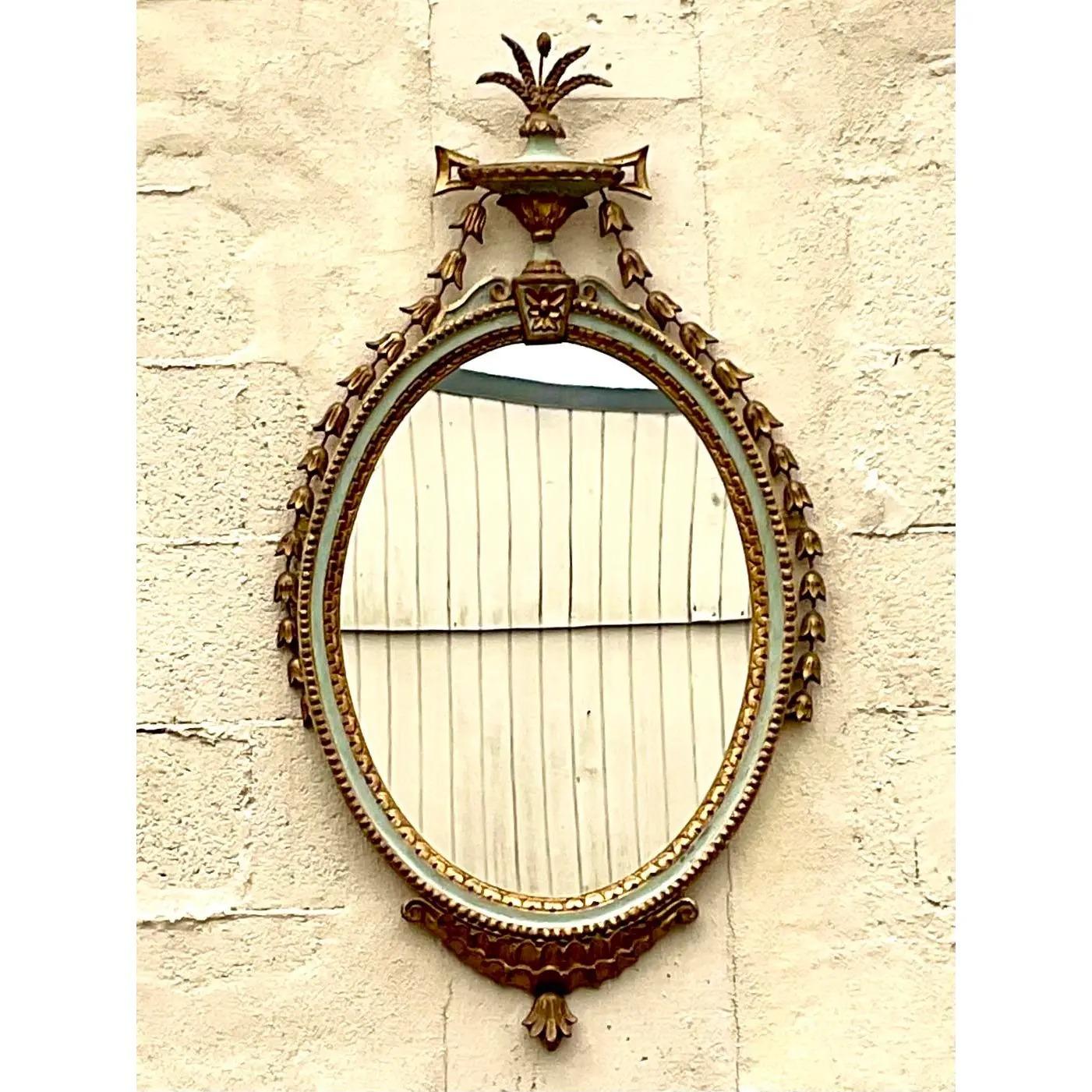 20th Century Vintage Georgian Gilt Mirror