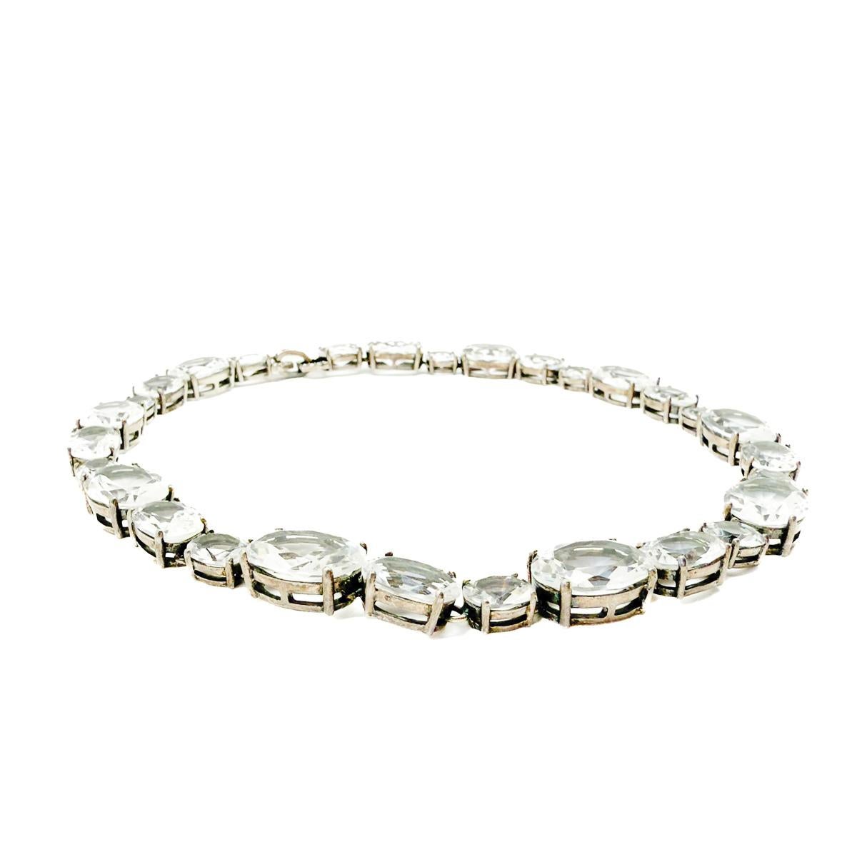 Collana Rivière d'ispirazione georgiana vintage anni '80 In condizioni buone in vendita a Wilmslow, GB