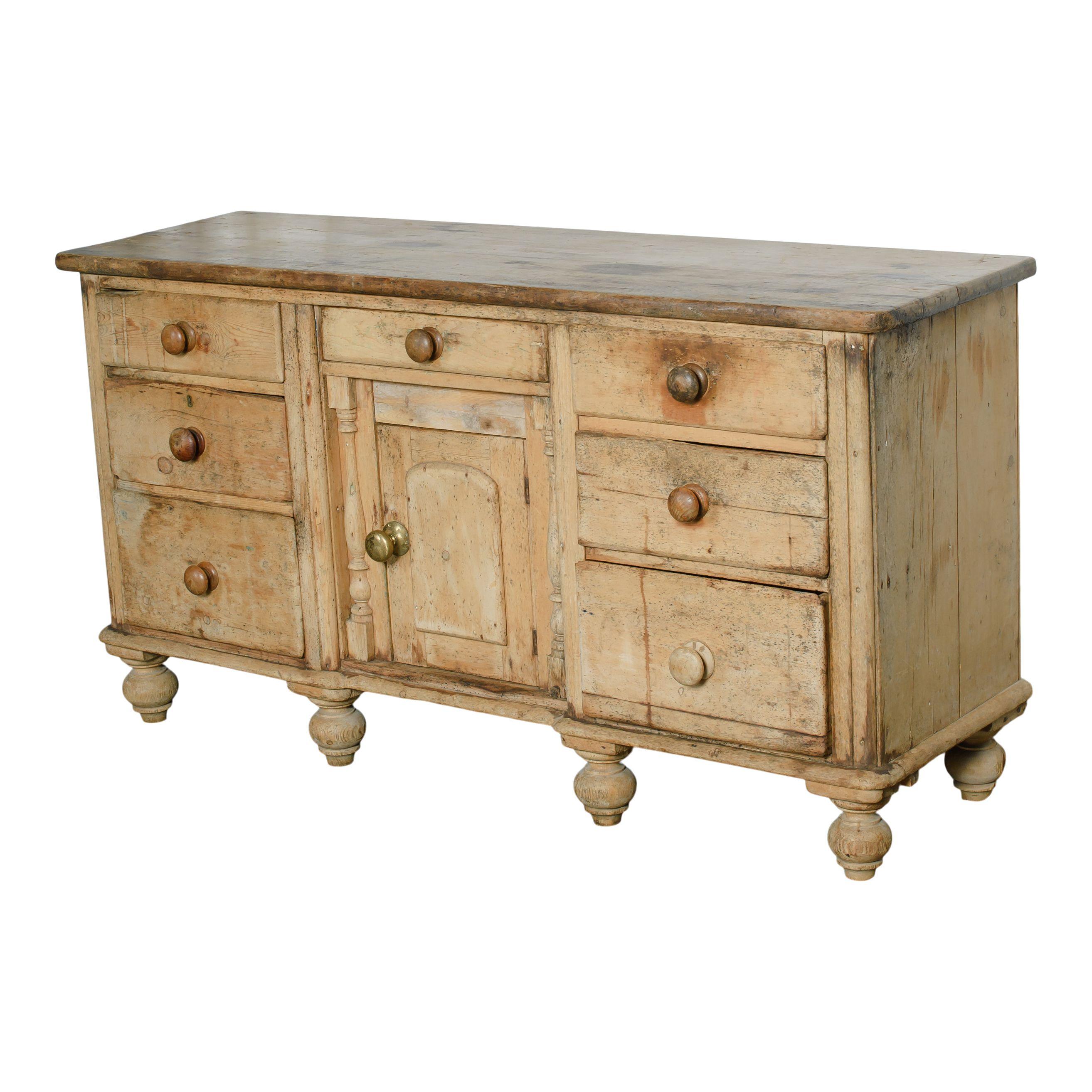 European Vintage Georgian Sideboard From Europe For Sale