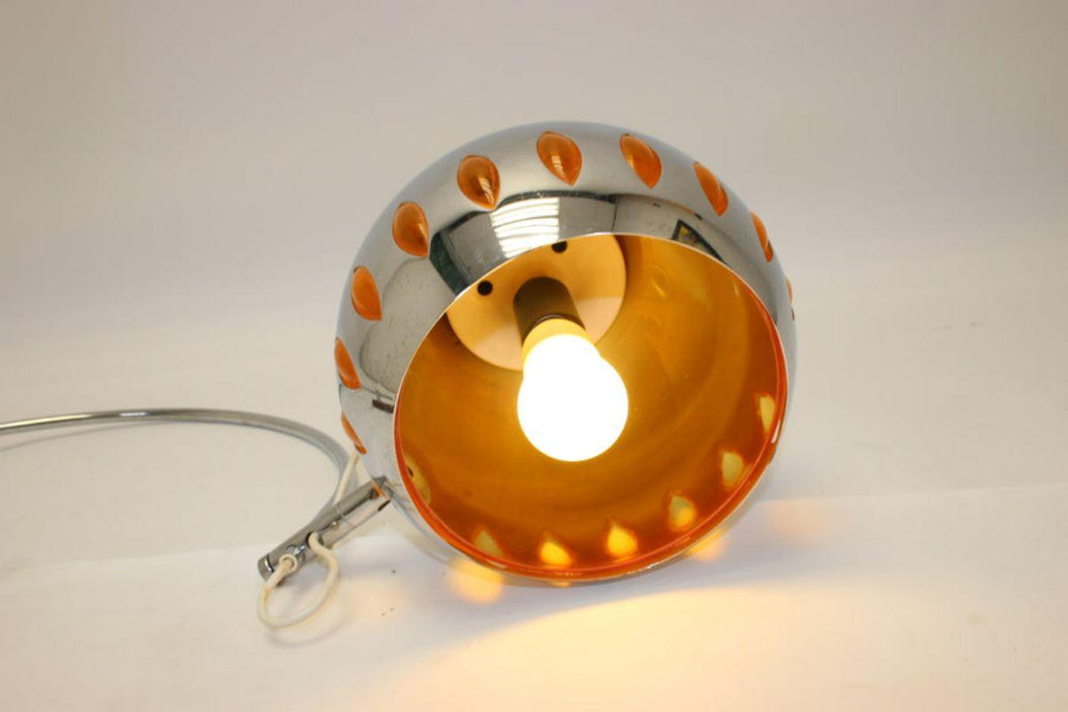 Vintage Gepo Amsterdam Chrome Wall Sconce Lamp,1960s
Beautiful chrome vintage design Gepo wall lamp - arc lamp.

Period: 60s/70s. Gepo Amsterdam, Dutch design wall lamp.

This lamp provides both direct and/or indirect light, the bulb can be rotated