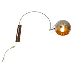 Vintage Gepo Amsterdam Chrome Wall Sconce Lamp, 1960s
