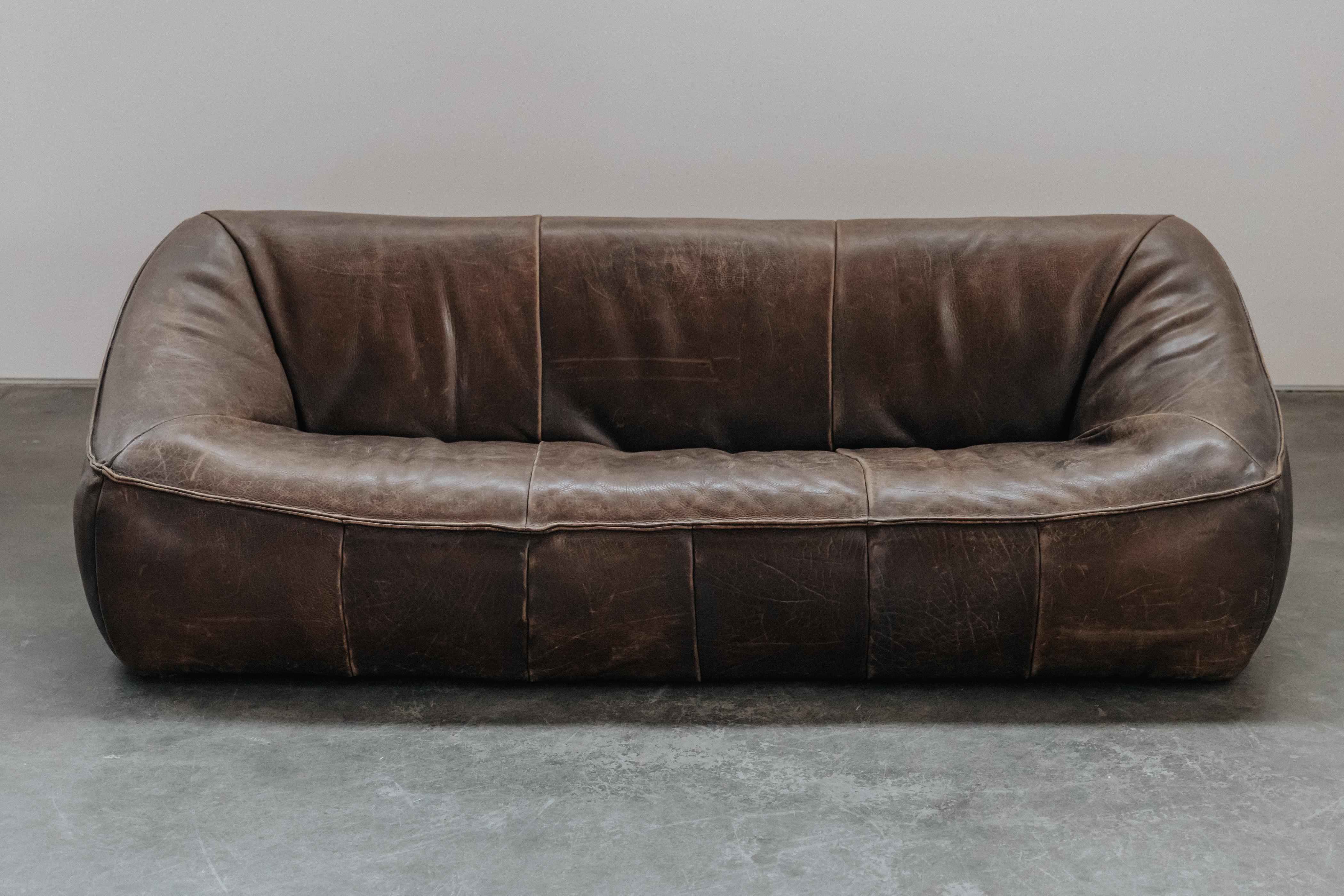European Vintage Gerard Van Den Berg Sofa, Model Ringo, From The Netherlands, Circa 1970 For Sale