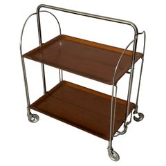 Used Gerlinol Folding Bar Cart 1970s