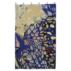 Vintage German Alice Koch-Gierlichs Tapestry with Abstract Expressionist Style