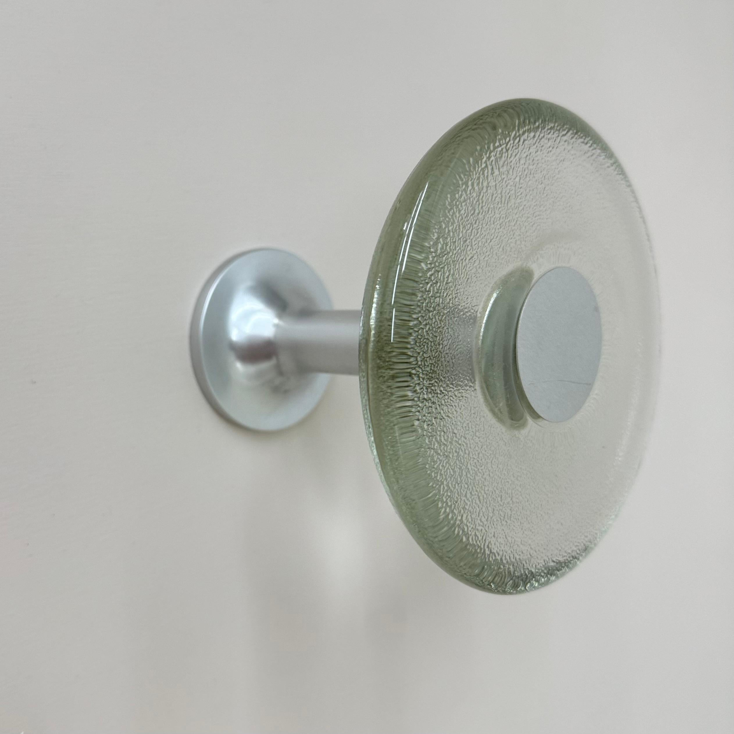 Vintage German Aluminium and Glass Coat Hooks from Schönbuch, 1970s For Sale 4