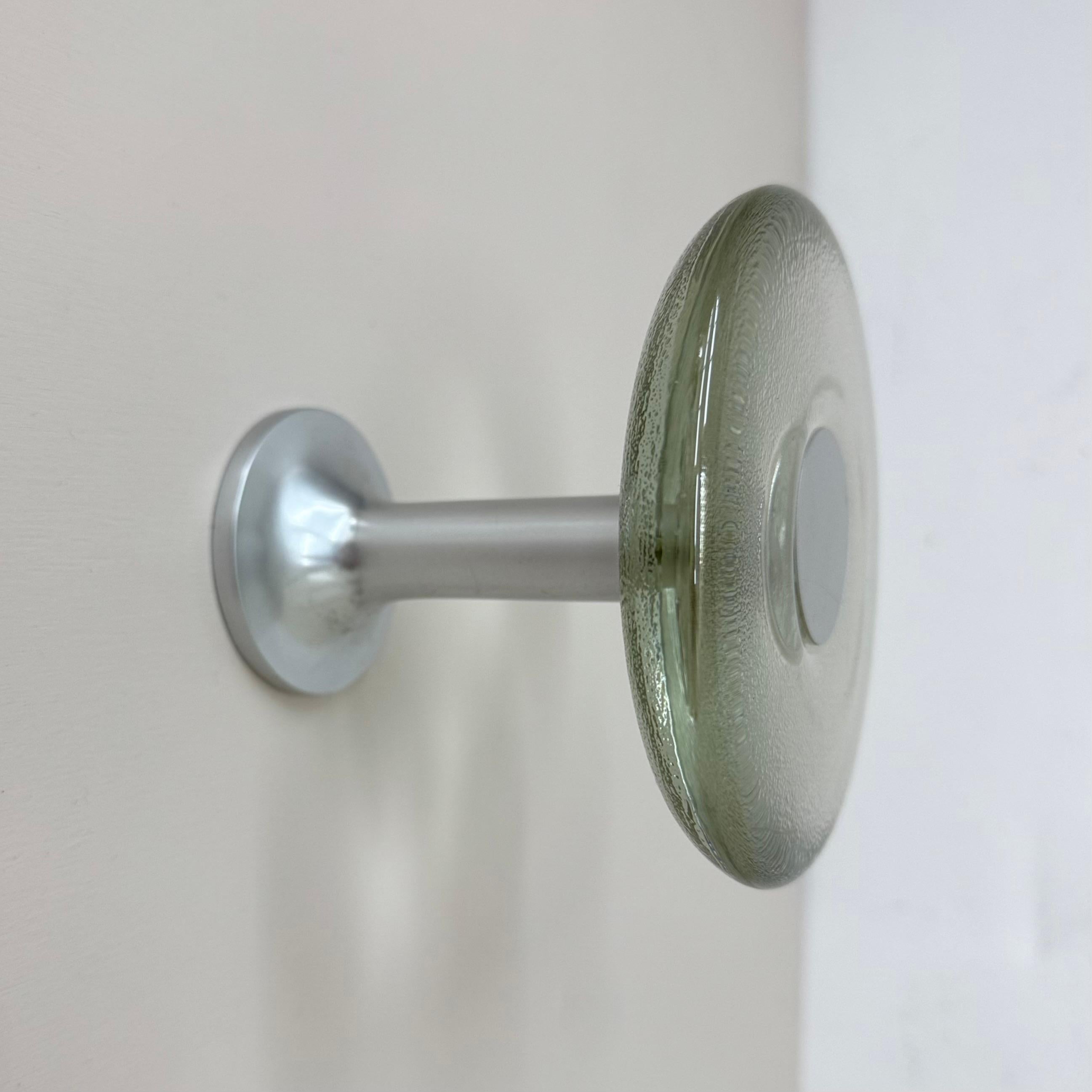 Vintage German Aluminium and Glass Coat Hooks from Schönbuch, 1970s For Sale 5