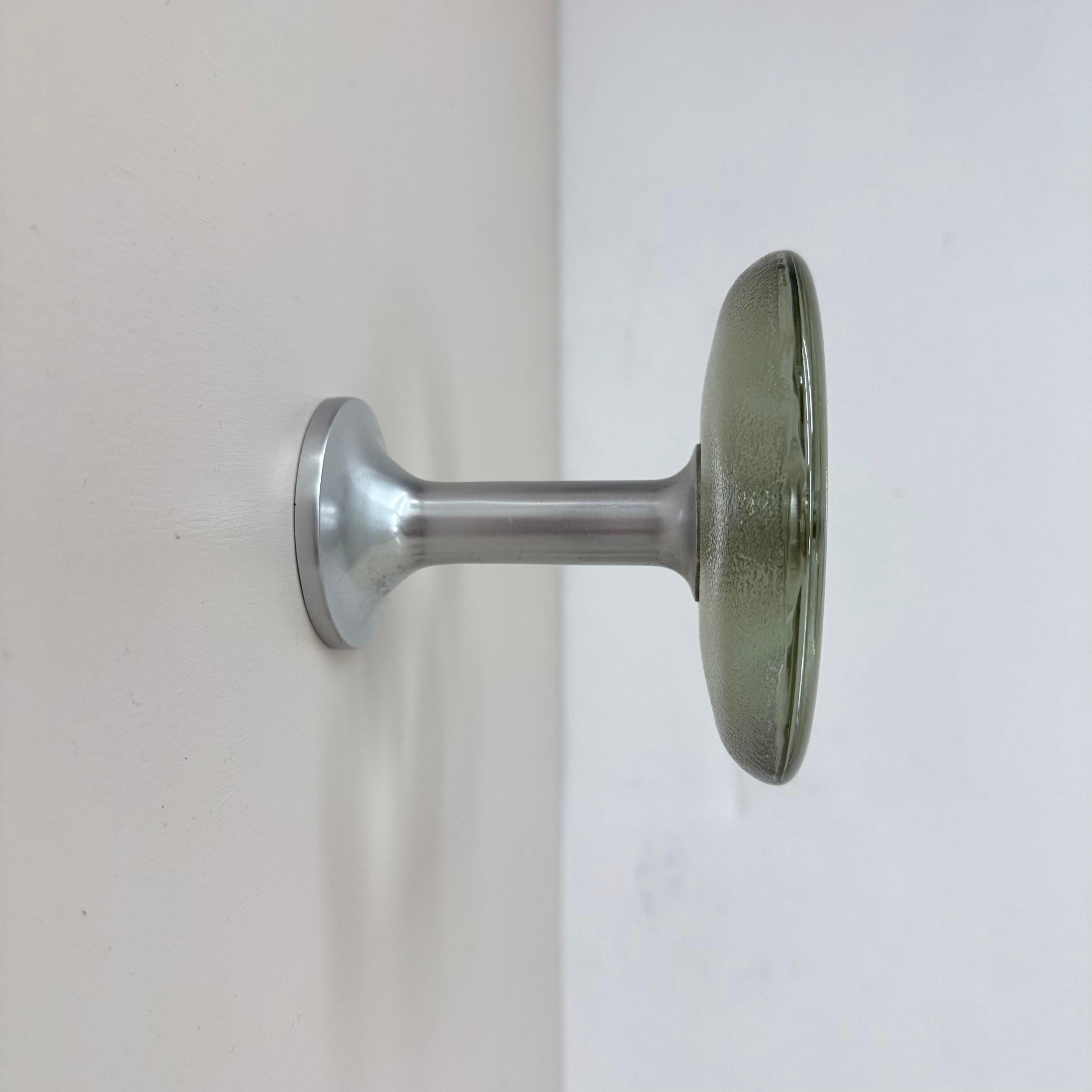 Vintage German Aluminium and Glass Coat Hooks from Schönbuch, 1970s For Sale 6