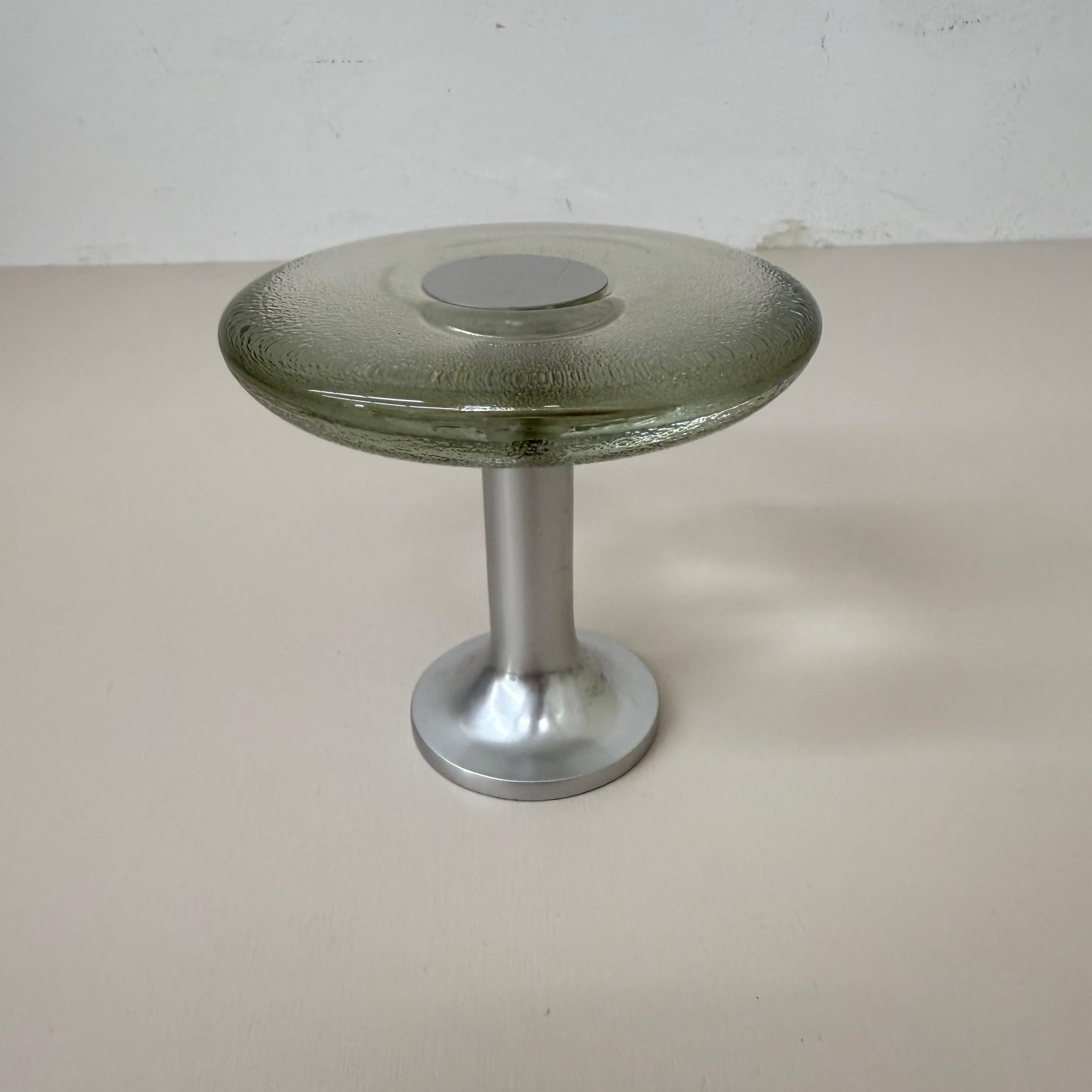 Mid-Century Modern Vintage German Aluminium and Glass Coat Hooks from Schönbuch, 1970s For Sale