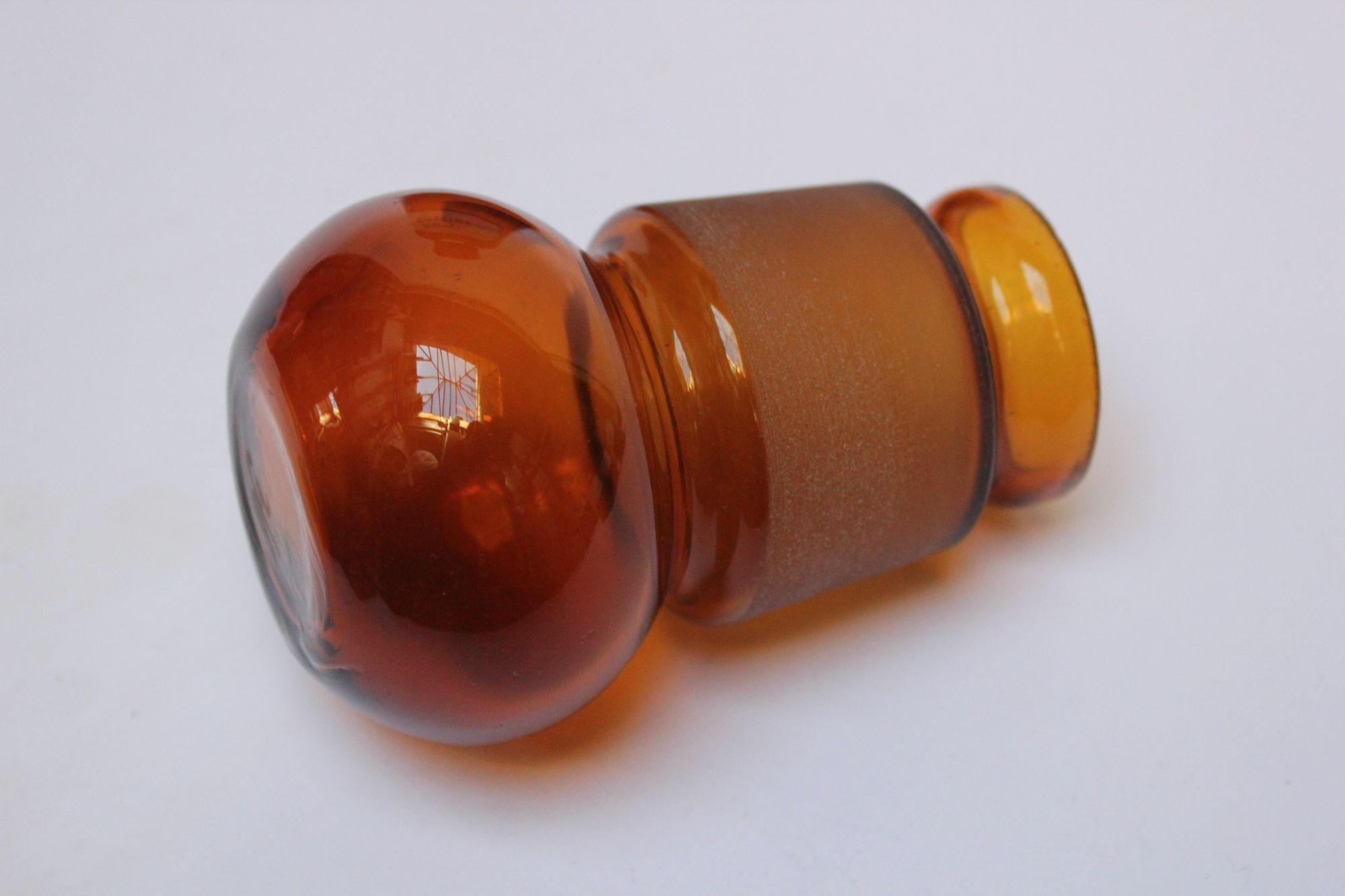 Vintage German Amber Glass 