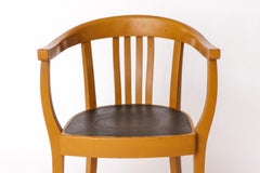 Fauteuil allemand vintage - 1950s Mustard Yellow & Greene - Mid-Century Style
