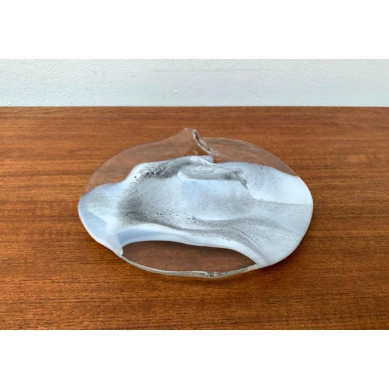 Vintage German Art Collection Glasteller oder Schale von Hans Jürgen Richartz, 1970er Jahre im Angebot 5