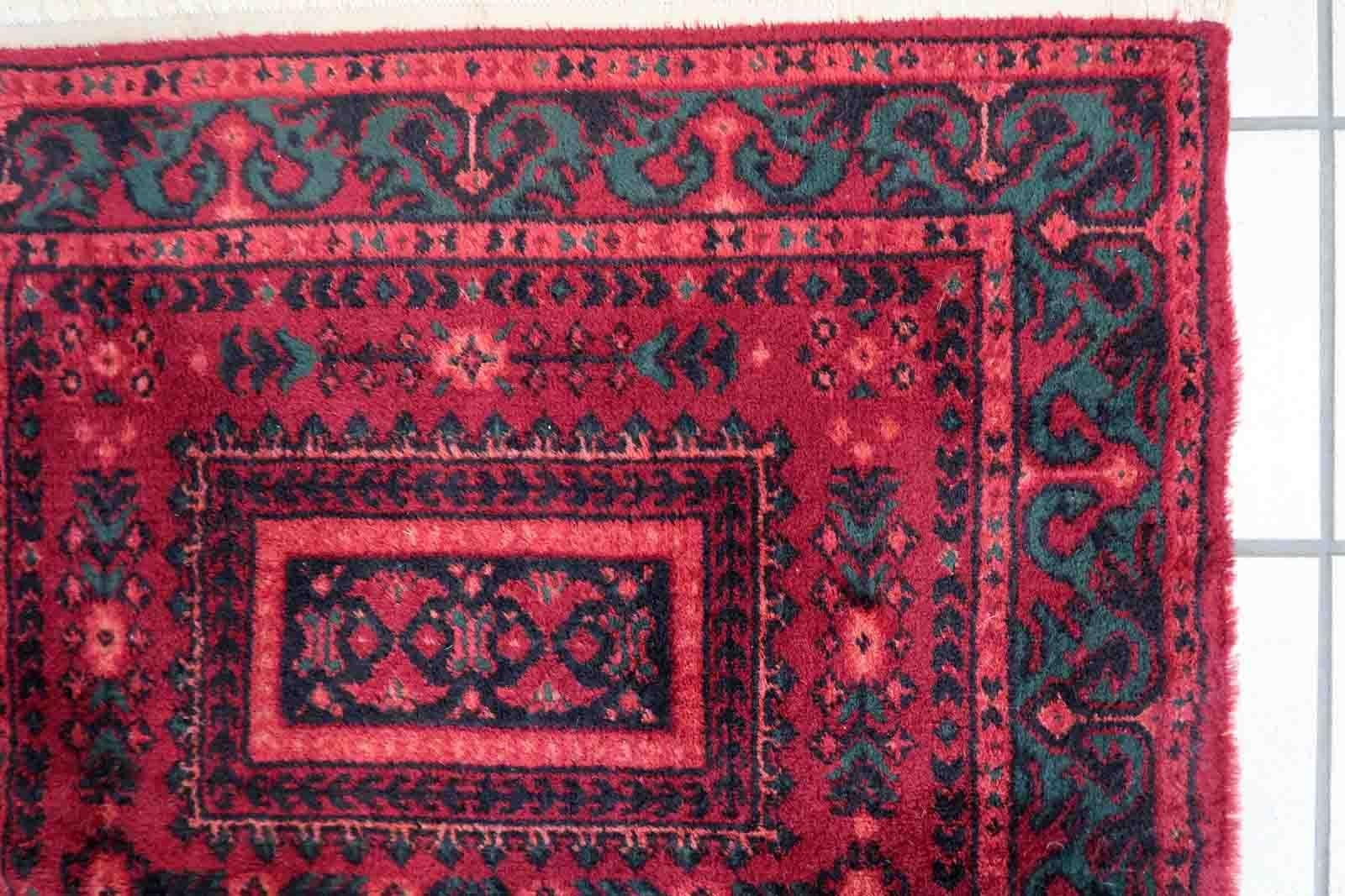 Vintage German Baluch Style Rug, 1960s, 1C939 For Sale 5