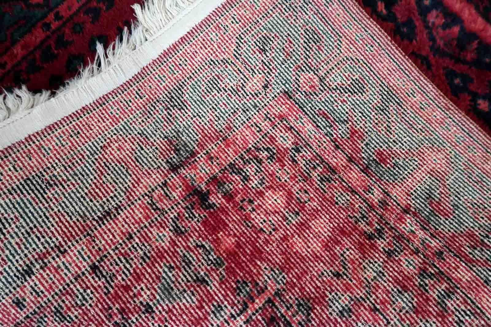 Vintage German Baluch Style Rug, 1960s, 1C939 In Good Condition For Sale In Bordeaux, FR