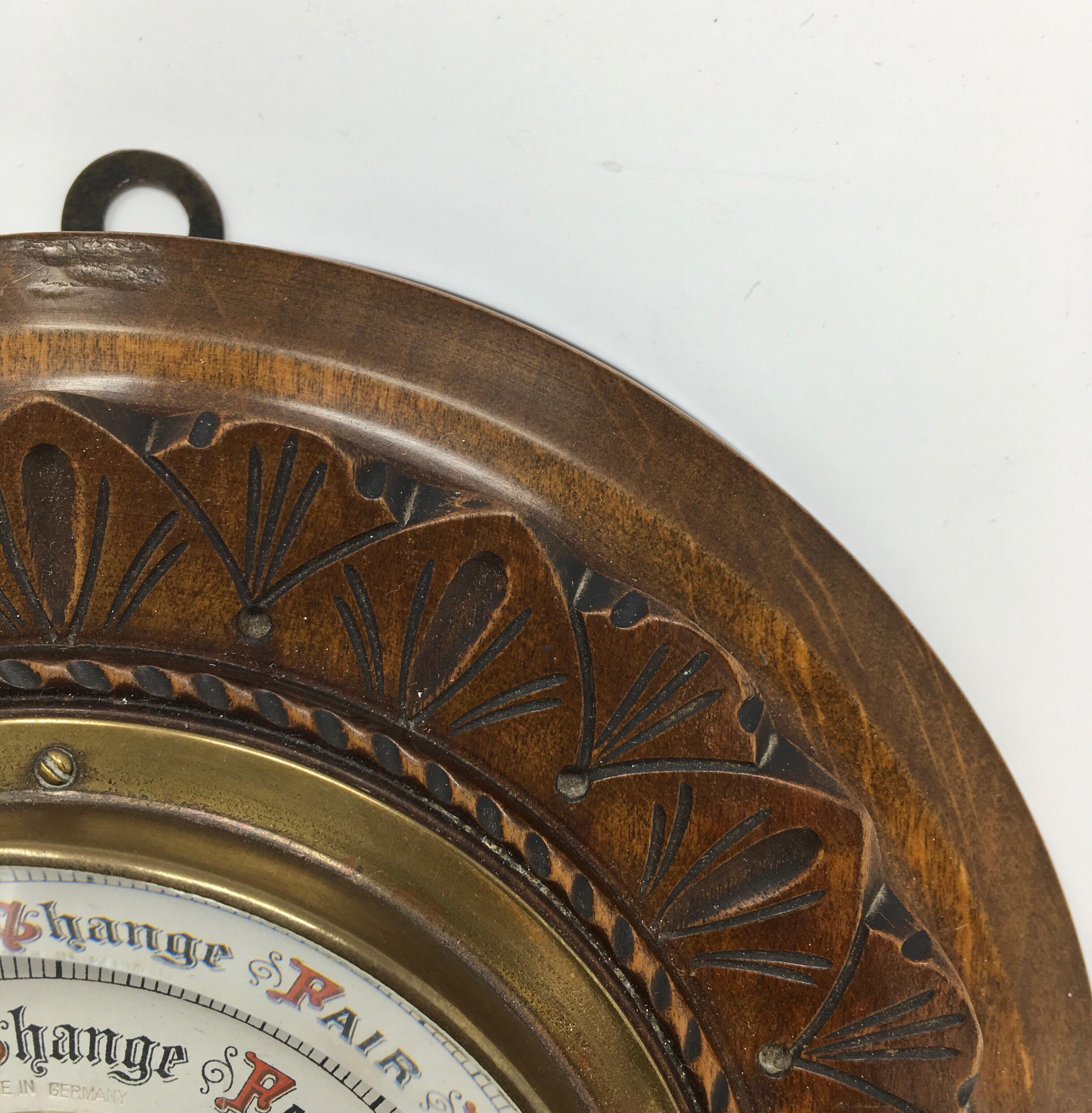antique barometer made in germany