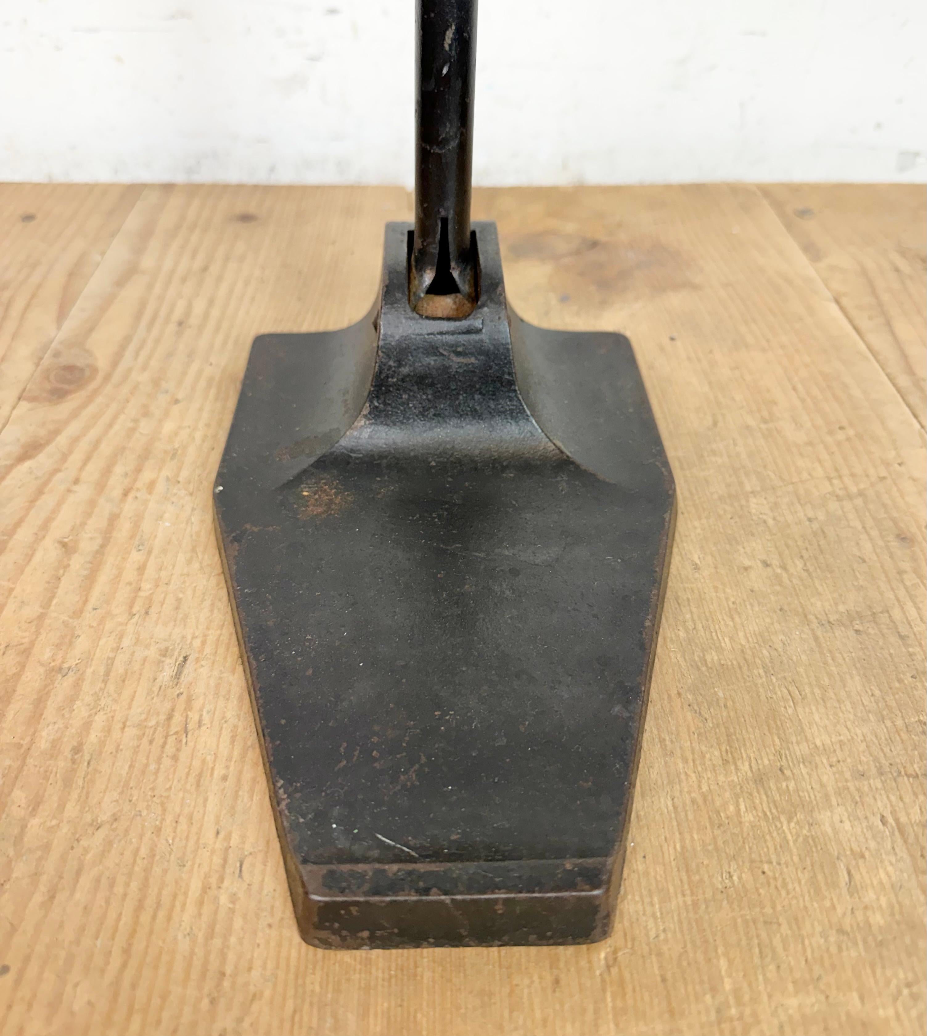 Lampe de table vintage allemande Bauhaus en émail au pétrole de Schaco, années 1930 en vente 5