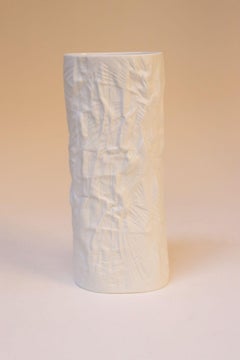 Vintage German Bisque Porcelain 'Structura' Vase by Martin Freyer for Rosenthal