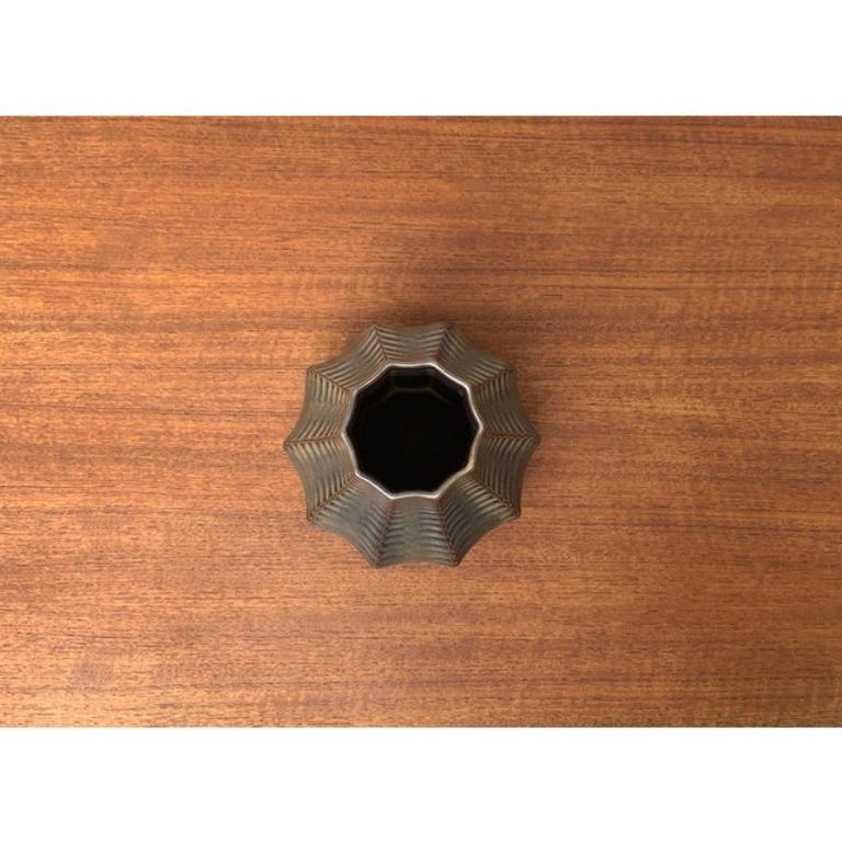Jarrón de cerámica Brutalista Alemán Vintage de Heinrich Fuchs para Luisenburg siglo XX en venta