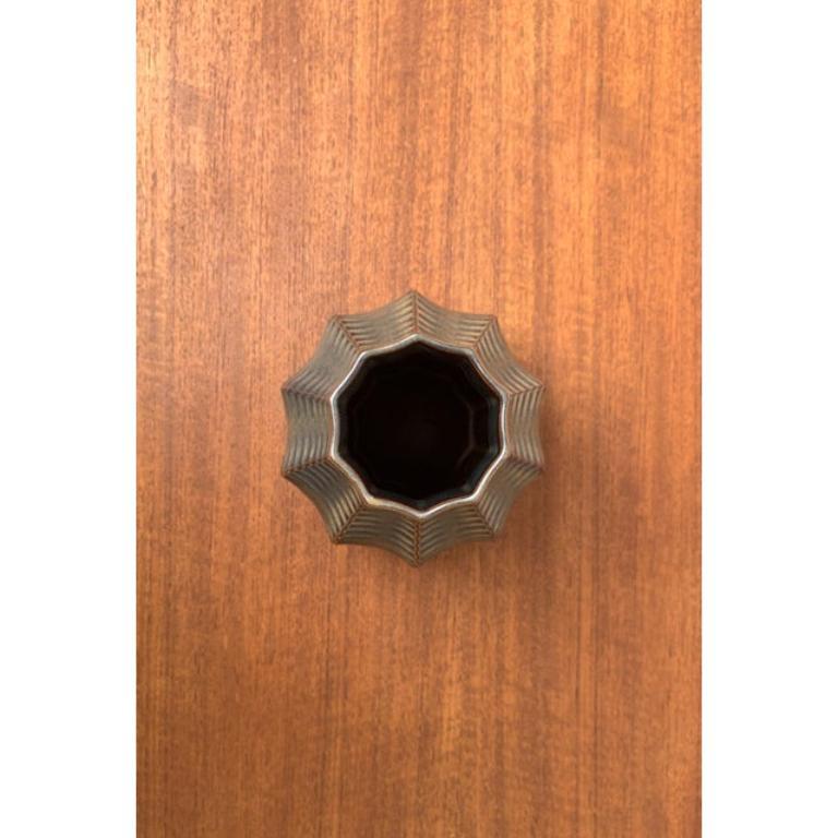 Jarrón de cerámica Brutalista Alemán Vintage de Heinrich Fuchs para Luisenburg en venta 3