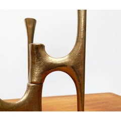 Porte-bougies allemands brutalistes vintage de Harjes, 1970