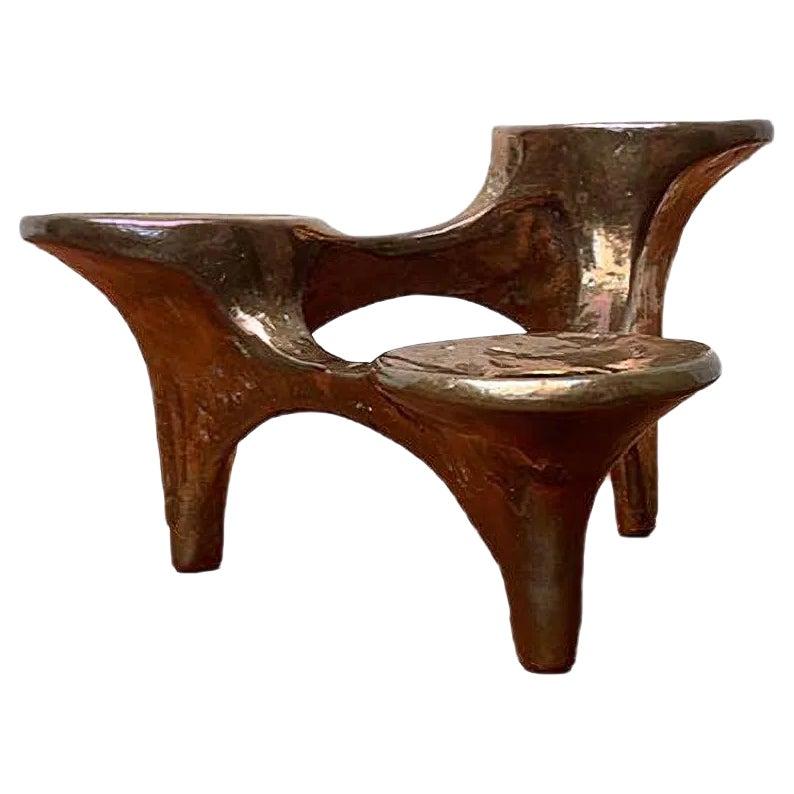 Chandelier vintage allemand brutaliste de Harjes
