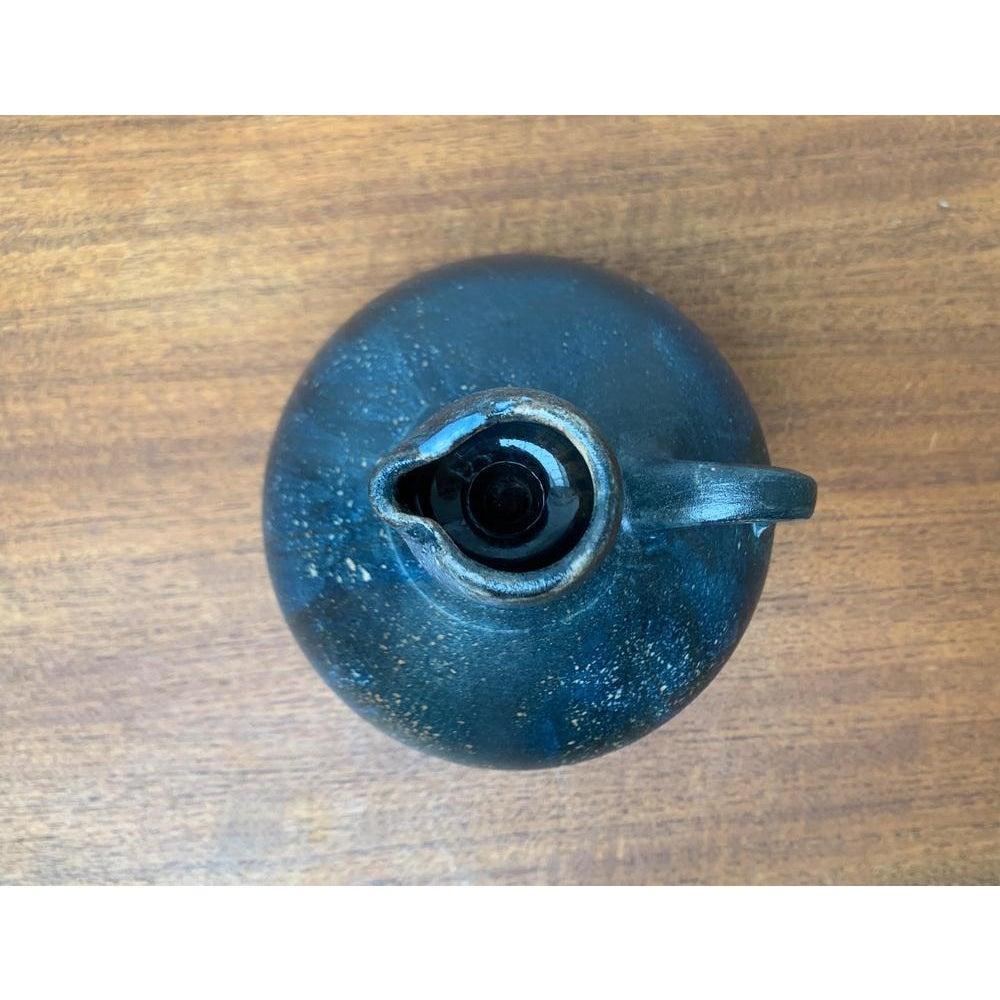 Deutsche Brutalistische Studio Pottery Karaffenvase von Gerhard Liebenthron, 1980 im Angebot 2